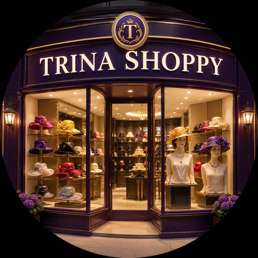 Trina Shoppy fashion store featuring elegant hats in Nairobi