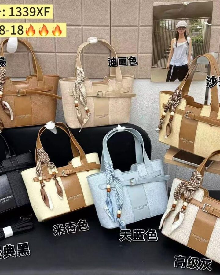 Assorted compact scarf handbags available from Trina Shoppy Nairobi