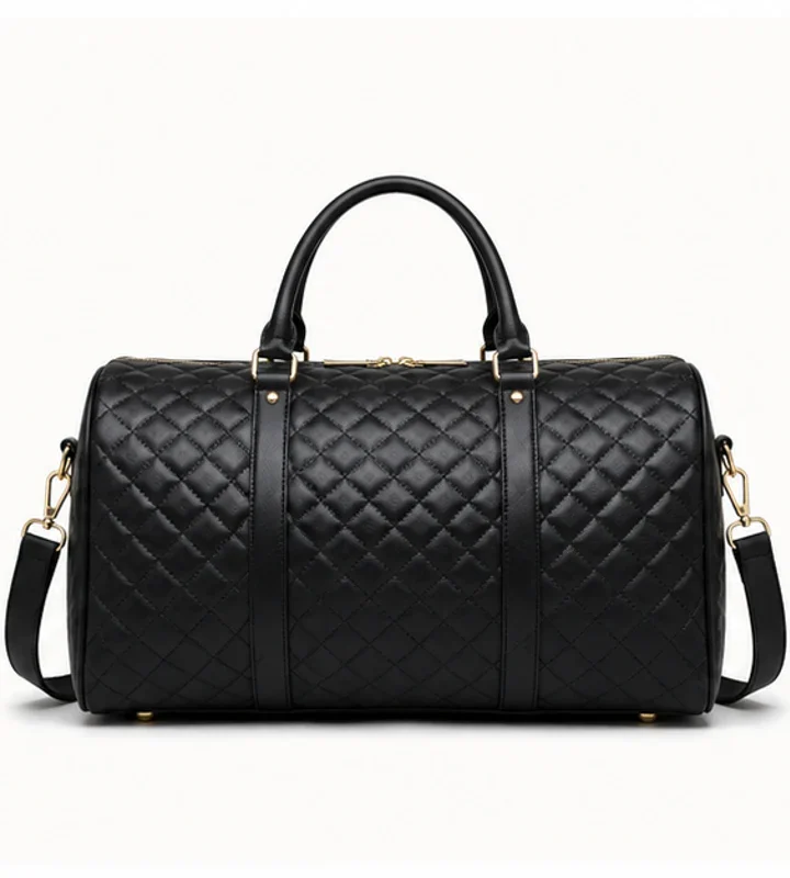 Black Quilted Cabin Duffel Bag - travel bags in Nairobi