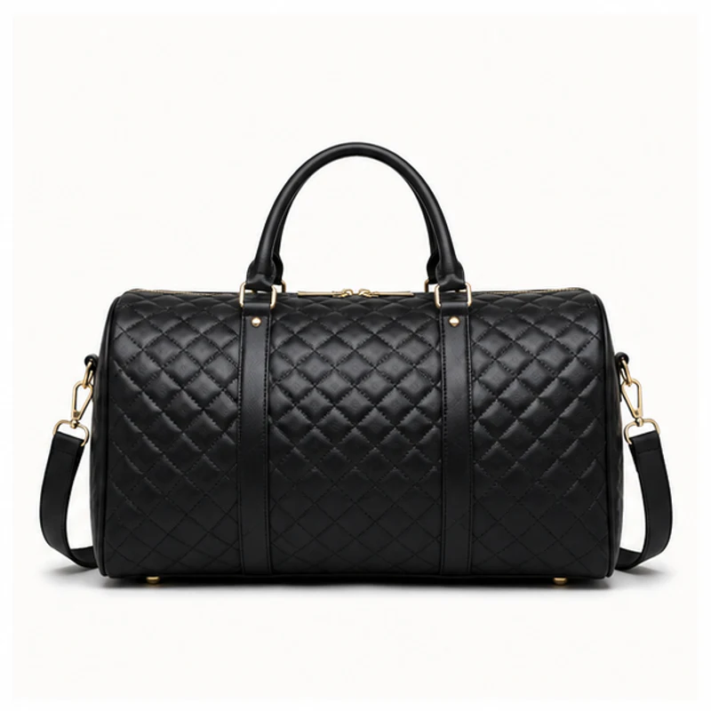 Black Quilted Cabin Duffel Bag - travel bags in Nairobi