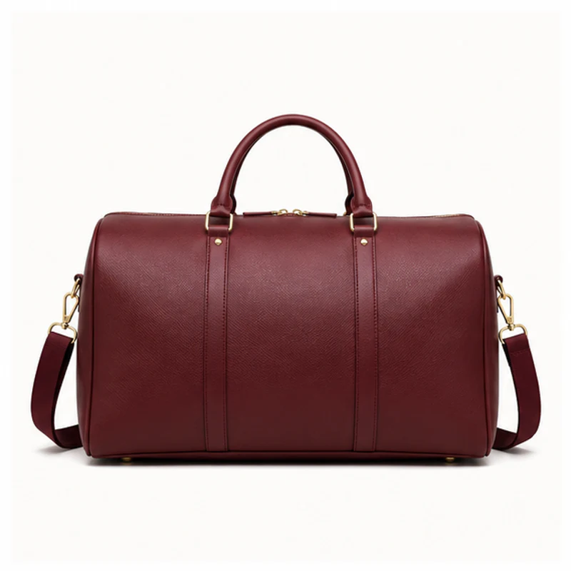 Burgundy Structured Weekender Bag - travel bags in Nairobi