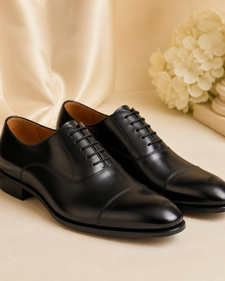 Black Oxford Wedding Shoes - formal and occasion shoes in Nairobi