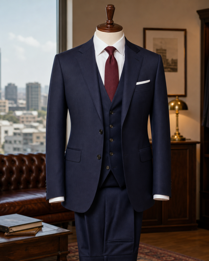 Classic Three-Piece Groom Suit - men's suits in Nairobi