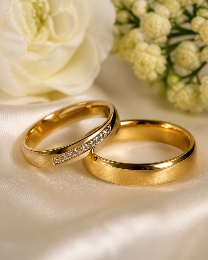 Classic Wedding Ring Pair - wedding rings in Nairobi