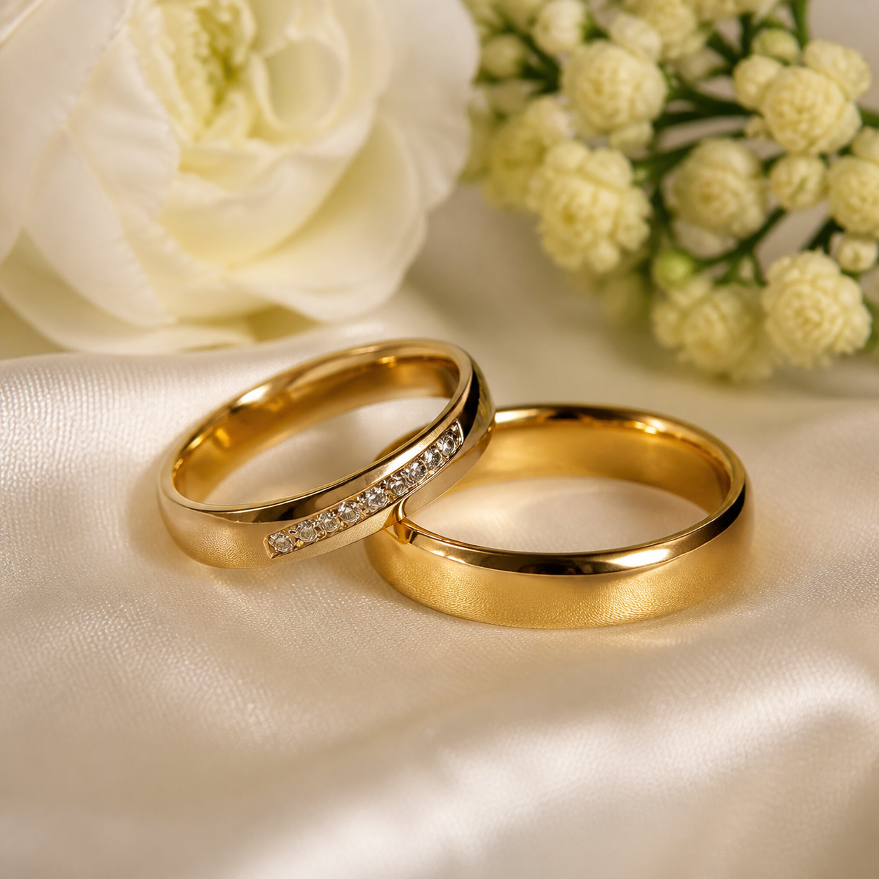 Classic Wedding Ring Pair - wedding rings in Nairobi