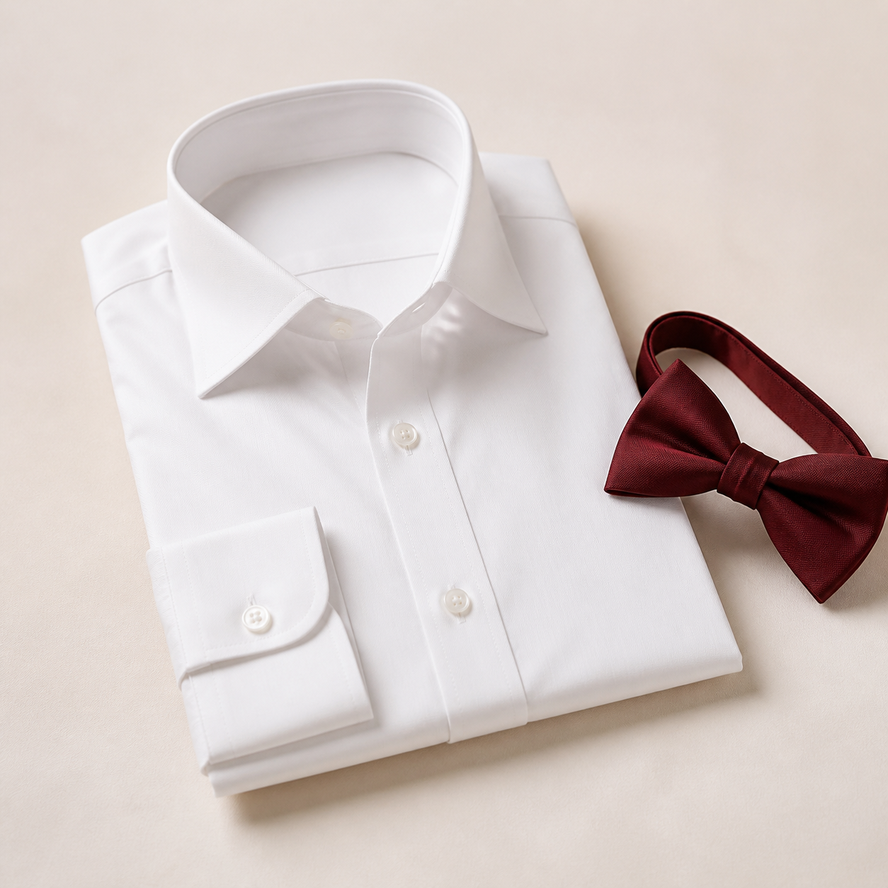 Crisp White Wedding Shirt - men's formal shirts in Nairobi