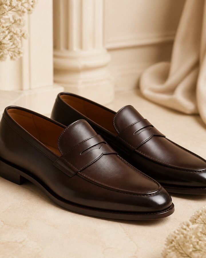 Dark Brown Wedding Loafers - fashion and occasion accessories in Nairobi