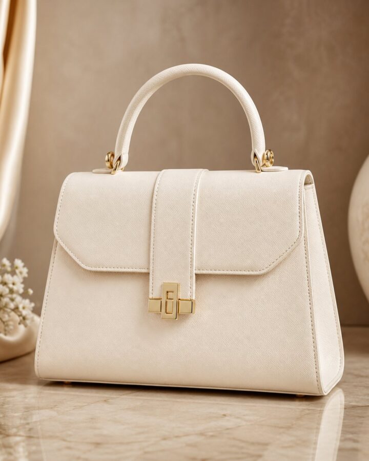 Ivory Top-Handle Bridal Handbag - ladies handbags in Nairobi