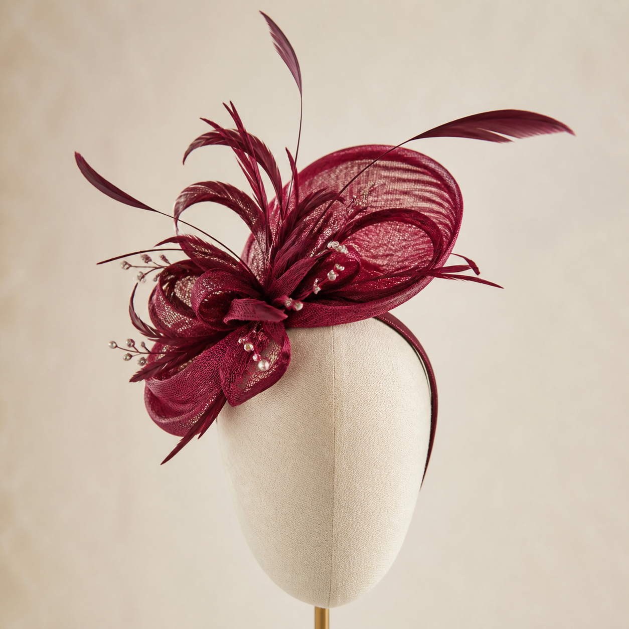 Statement Wedding Fascinator - wedding and church fascinators in Nairobi
